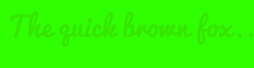Image with Font Color 37E500 and Background Color 2FFF00